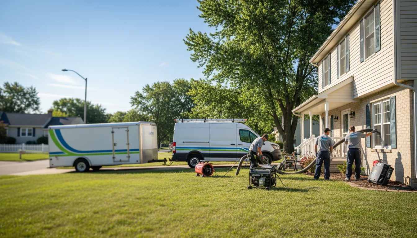 Flooded Basement Restoration And Cleanup With Repair in Waterville, MN near me